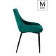 MODESTO krzesło CLOVER zielone - welur, metal