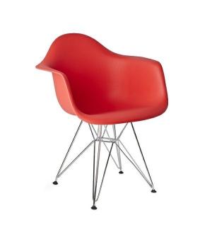 Fotel DAR SILVER krwista czerwień