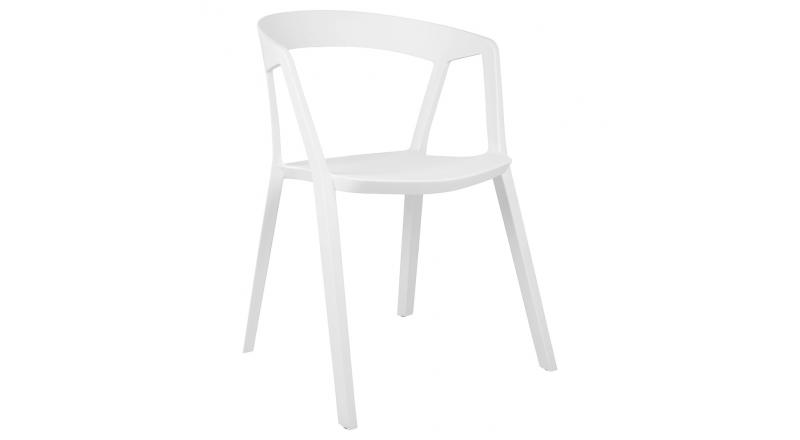 Krzesło VIBIA białe - polipropylen