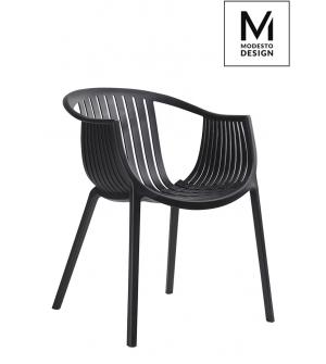 MODESTO krzesło SOHO czarne - polipropylen