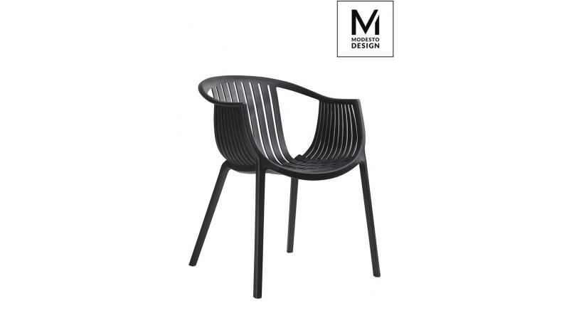 MODESTO krzesło SOHO czarne - polipropylen