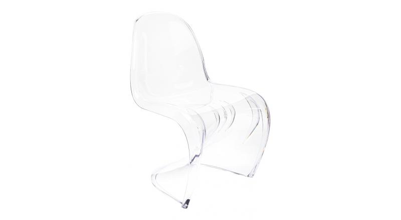 Krzesło HOVER PC transparentne - poliwęglan