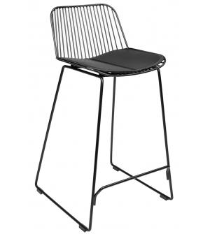 Krzesło barowe MILES czarne 76