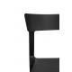 Krzesło FRITZ czarne - polipropylen