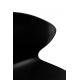 Krzesło barowe ALI czarny - polipropylen, metal