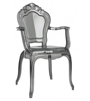 Krzesło KING ARM dymione - poliwęglan