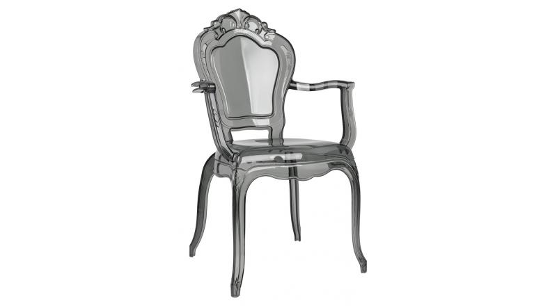 Krzesło KING ARM dymione - poliwęglan