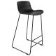 Krzesło barowe COMA czarne