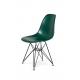 Krzesło DSR BLACK myśliwska zieleń.34 - podstawa metalowa czarna