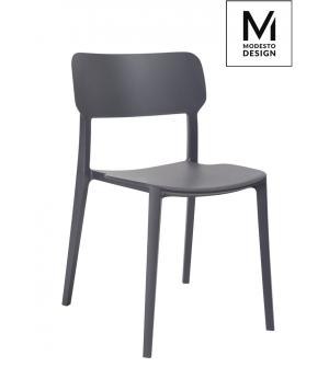 MODESTO krzesło AGAT szare - polipropylen