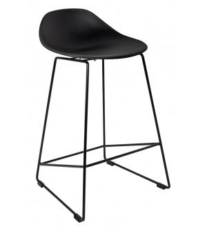 Krzesło barowe BENNY 66 czarne