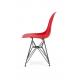 Krzesło DSR BLACK krwista czerwień