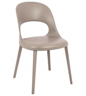 Krzesło BUKO szare - polipropylen