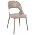 Krzesło BUKO szare - polipropylen