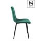 MODESTO krzesło LARA zielone - welur, metal