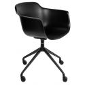 Krzesło biurowe obrotowe CONE czarne