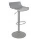 Krzesło barowe SNAP BAR regulowane szare