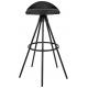 Krzesło barowe LANZA 76 czarne