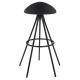 Krzesło barowe LANZA 76 czarne