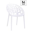 MODESTO krzesło KORAL białe - polipropylen