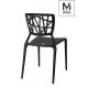 MODESTO krzesło VIND czarne - polipropylen