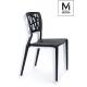 MODESTO krzesło VIND czarne - polipropylen