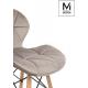 MODESTO krzesło KLIPP VELVET khaki