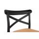 Krzesło barowe COUNTRY czarne