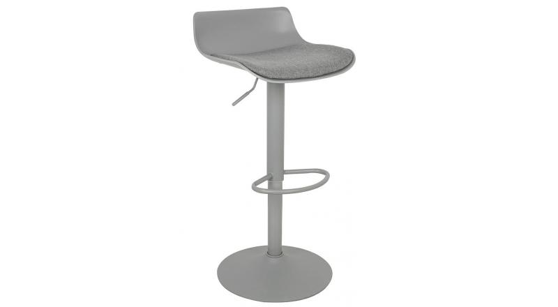 Krzesło barowe SNAP BAR TAP regulowane szare
