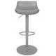 Krzesło barowe SNAP BAR TAP regulowane szare