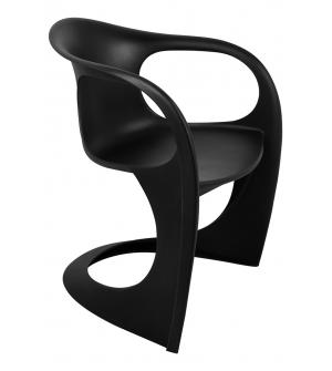 Krzesło MANTA czarne - polipropylen