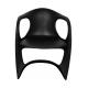 Krzesło MANTA czarne - polipropylen