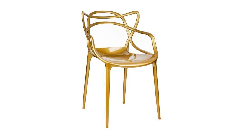 Krzesło LUXO złote - ABS