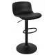 Krzesło barowe STOR TAP regulowane czarne