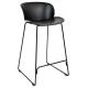 Krzesło barowe ALTO 66 czarne