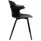Krzesło BRAZO czarne - polipropylen, metal