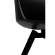 Krzesło BRAZO czarne - polipropylen, metal