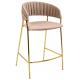 Krzesło barowe MARGO 65 khaki / beżowe