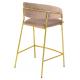Krzesło barowe MARGO 65 khaki / beżowe