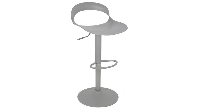 Krzesło barowe WRAPP regulowane szare