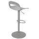 Krzesło barowe WRAPP regulowane szare