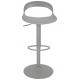 Krzesło barowe WRAPP regulowane szare