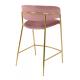 Krzesło barowe DELTA 65 różowe