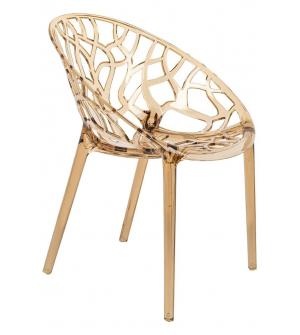 Krzesło KORAL amber - poliwęglan