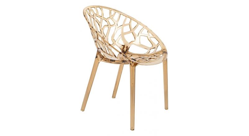 Krzesło KORAL amber - poliwęglan