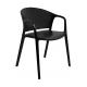 Krzesło CAMEL czarne - polipropylen