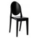 Krzesło VICTORIA czarne - poliwęglan