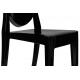 Krzesło VICTORIA czarne - poliwęglan