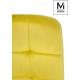 MODESTO krzesło CARLO musztardowe - welur, metal