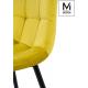 MODESTO krzesło CARLO musztardowe - welur, metal